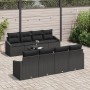 Juego de Sofá de Jardín de 9 Piezas con Cojines Negro Poliratán de , Sofás de exterior - Ref: Foro24-3346653, Precio: 601,37 ...