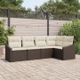 Conjunto de Sofás de Jardín de 5 Piezas con Cojines Ratán Marrón de , Sofás de exterior - Ref: Foro24-3346718, Precio: 346,97...