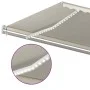 Toldo retráctil manual con LED crema 6x3,5 m de vidaXL, Toldos - Ref: Foro24-3070082, Precio: 863,37 €, Descuento: %