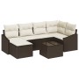 Conjunto de sofá de jardín de 6 piezas con cojines Grises de poliratán de , Sofás de exterior - Ref: Foro24-3346798, Precio: ...