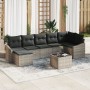 Juego de Sofá de Jardín de 7 Piezas con Cojines de Ratán Sintético Negro de , Sofás de exterior - Ref: Foro24-3346819, Precio...