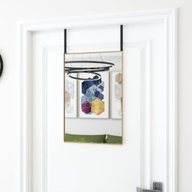 Espejo de puerta cristal y aluminio dorado 40x60 cm de vidaXL, Espejos - Ref: Foro24-327415, Precio: 27,91 €, Descuento: %