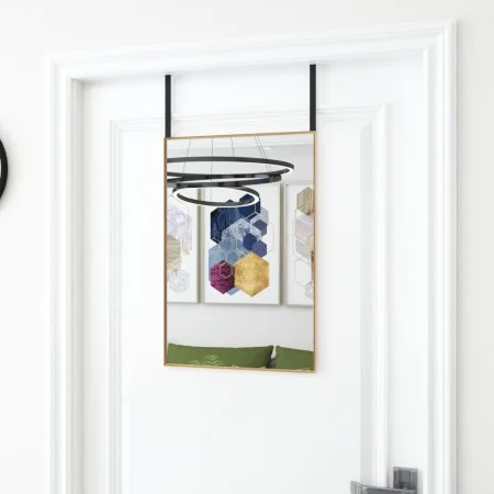 Espejo de puerta cristal y aluminio dorado 40x60 cm de vidaXL, Espejos - Ref: Foro24-327415, Precio: 27,54 €, Descuento: %