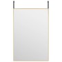 Espejo de puerta cristal y aluminio dorado 40x60 cm de vidaXL, Espejos - Ref: Foro24-327415, Precio: 27,91 €, Descuento: %