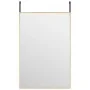 Espejo de puerta cristal y aluminio dorado 40x60 cm de vidaXL, Espejos - Ref: Foro24-327415, Precio: 27,54 €, Descuento: %