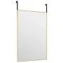 Espejo de puerta cristal y aluminio dorado 40x60 cm de vidaXL, Espejos - Ref: Foro24-327415, Precio: 27,54 €, Descuento: %