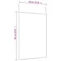 Espejo de puerta cristal y aluminio dorado 40x60 cm de vidaXL, Espejos - Ref: Foro24-327415, Precio: 27,54 €, Descuento: %