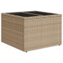 Conjunto de Sofás de Jardín de 8 Piezas con Cojines Beige Ratán Poliéster de , Sofás de exterior - Ref: Foro24-3346981, Preci...