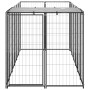 Perrera de acero negro 330x110x110 cm de vidaXL, Casetas y cercados para perros - Ref: Foro24-150782, Precio: 261,17 €, Descu...