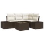 Juego de Sofá de Jardín de 4 Piezas con Cojines Gris Poliratán de , Sofás de exterior - Ref: Foro24-3347048, Precio: 381,71 €...