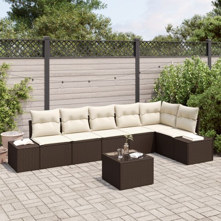 Conjunto de Sofá de Jardín de 6 piezas con Cojines Gris Poliratán de , Sofás de exterior - Ref: Foro24-3347088, Precio: 493,7...