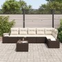 Conjunto de Sofá de Jardín de 6 piezas con Cojines Gris Poliratán de , Sofás de exterior - Ref: Foro24-3347088, Precio: 493,7...