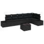 Conjunto de Sofás de Jardín de 7 Piezas con Cojines Beige Poliratán de , Sofás de exterior - Ref: Foro24-3347093, Precio: 478...
