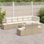 Conjunto de Sofá de Jardín de 9 Piezas con Cojines de Ratán Marrón de , Sofás de exterior - Ref: Foro24-3347121, Precio: 673,...