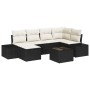 Conjunto de Sofá de Jardín Conjunto de 7 Negro y crema de , Sofás de exterior - Ref: Foro24-3347137, Precio: 441,24 €, Descue...
