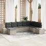 Conjunto de Sofás de Jardín Conjunto de 8 Gris Claro de , Sofás de exterior - Ref: Foro24-3347182, Precio: 573,15 €, Descuent...