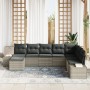 Conjunto de Sofás de Jardín Conjunto de 8 Gris Claro de , Sofás de exterior - Ref: Foro24-3347182, Precio: 573,15 €, Descuent...