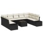 Conjunto de sofá de jardín de 9 piezas con cojines marrón poliratán de , Sofás de exterior - Ref: Foro24-3347227, Precio: 594...