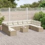 Juego de Sofá de Jardín de 11 Piezas con Cojines Ratán Sínteco de , Sofás de exterior - Ref: Foro24-3347251, Precio: 717,38 €...