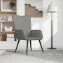 Sillón de relax de terciopelo gris claro en Sillones | Comprar online en Foru.es