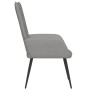 Sillón de relax de terciopelo gris claro en Sillones | Comprar online en Foru.es