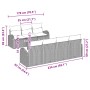Conjunto de sofá de jardín de 8 piezas con cojines negros de ratán sintético de de , Sofás de exterior - Ref: Foro24-3347541,...