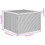 Conjunto de sofá de jardín de 6 piezas con cojines gris de poliratán de acacia de , Sofás de exterior - Ref: Foro24-3347832, ...