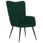 Sillón de relax de terciopelo verde oscuro en Sillones | Comprar online en Foru.es