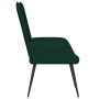 Sillón de relax de terciopelo verde oscuro en Sillones | Comprar online en Foru.es