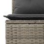 Conjunto de Sofás de Jardín de 10 Piezas con Cojines Gris Polirratán Acacia de , Sofás de exterior - Ref: Foro24-3347874, Pre...