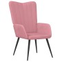 Sillón de relax de terciopelo rosa en Sillones | Comprar online en Foru.es