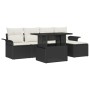 Conjunto de Sofá de Jardín de 8 Piezas con Cojines Negro Ratán Polietileno de , Sofás de exterior - Ref: Foro24-3348323, Prec...