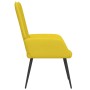Sillón de relax de terciopelo amarillo mostaza en Sillones | Comprar online en Foru.es