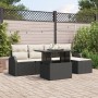 Conjunto de Sofás de Jardín de 6 Piezas con Cojines de Ratán de Poli de , Sofás de exterior - Ref: Foro24-3348623, Precio: 39...