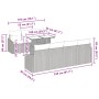 Conjunto de Sofá de Jardín de 8 Piezas con Cojines Gris Polirratán de , Sofás de exterior - Ref: Foro24-3348945, Precio: 558,...