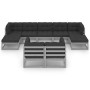 Juego de muebles de jardín 9 pzas y cojines madera maciza pino de vidaXL, Conjuntos de jardín - Ref: Foro24-3077156, Precio: ...