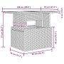 Conjunto de Sofás de Jardín de 9 Piezas con Cojines Beige de Ratán Poliéster de , Sofás de exterior - Ref: Foro24-3348966, Pr...