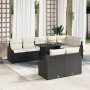 Juego de Sofá de Jardín de 9 Piezas con Cojines Ratán Polimérico Negro de , Sofás de exterior - Ref: Foro24-3349023, Precio: ...