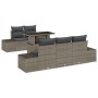 Juego de Sofás de Jardín Set de 6 Gris de , Sofás de exterior - Ref: Foro24-3349095, Precio: 522,31 €, Descuento: %