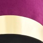Taburete de terciopelo 28 x 36 cm morado y dorado en Taburetes y sillas plegables | Comprar online en Foru.es