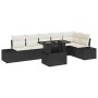 Juego de Sofá de Jardín de 7 Piezas con Cojines Negros de Rattan de , Sofás de exterior - Ref: Foro24-3349193, Precio: 484,80...
