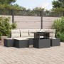 Conjunto de Sofá de Jardín Conjunto de 7 Beige, Negro de , Sofás de exterior - Ref: Foro24-3349213, Precio: 486,61 €, Descuen...