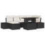 Conjunto de Sofá de Jardín Conjunto de 7 Beige, Negro de , Sofás de exterior - Ref: Foro24-3349213, Precio: 486,61 €, Descuen...