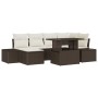 Juego de Sofás de Jardín Set de 7 Beige Ratán de , Sofás de exterior - Ref: Foro24-3349214, Precio: 535,17 €, Descuento: %