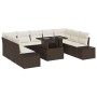 Conjunto de Sofás de Jardín Juego de 10 Beige de , Sofás de exterior - Ref: Foro24-3349244, Precio: 728,09 €, Descuento: %