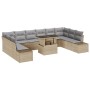 Set de Sofá de Jardín Conjunto de 11 Beige, Tan, Gris de , Sofás de exterior - Ref: Foro24-3349256, Precio: 768,52 €, Descuen...