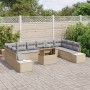 Set de Sofá de Jardín Conjunto de 11 Beige, Tan, Gris de , Sofás de exterior - Ref: Foro24-3349256, Precio: 768,52 €, Descuen...