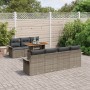 Conjunto de Sofá de Jardín Set de 8 Gris Ratán de , Sofás de exterior - Ref: Foro24-3349292, Precio: 564,04 €, Descuento: %
