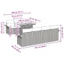 Conjunto de Sofá de Jardín Set de 8 Gris Ratán de , Sofás de exterior - Ref: Foro24-3349292, Precio: 564,04 €, Descuento: %