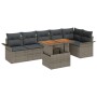 Set de Sofá de Jardín Conjunto de 7 Gris de , Sofás de exterior - Ref: Foro24-3349341, Precio: 479,90 €, Descuento: %